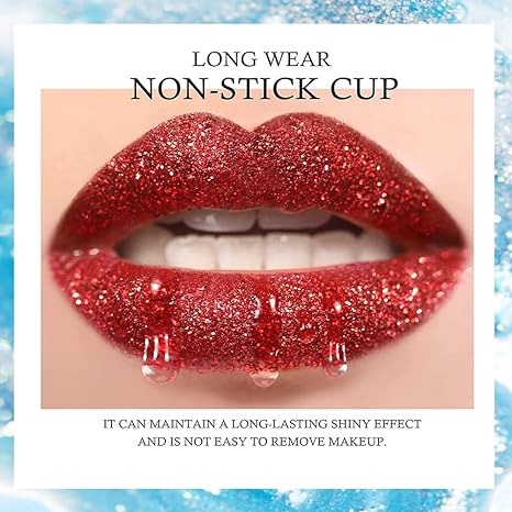 🔥 Shine Liquid Diamond Glitter Lipstick – Bold Metallic Sparkle