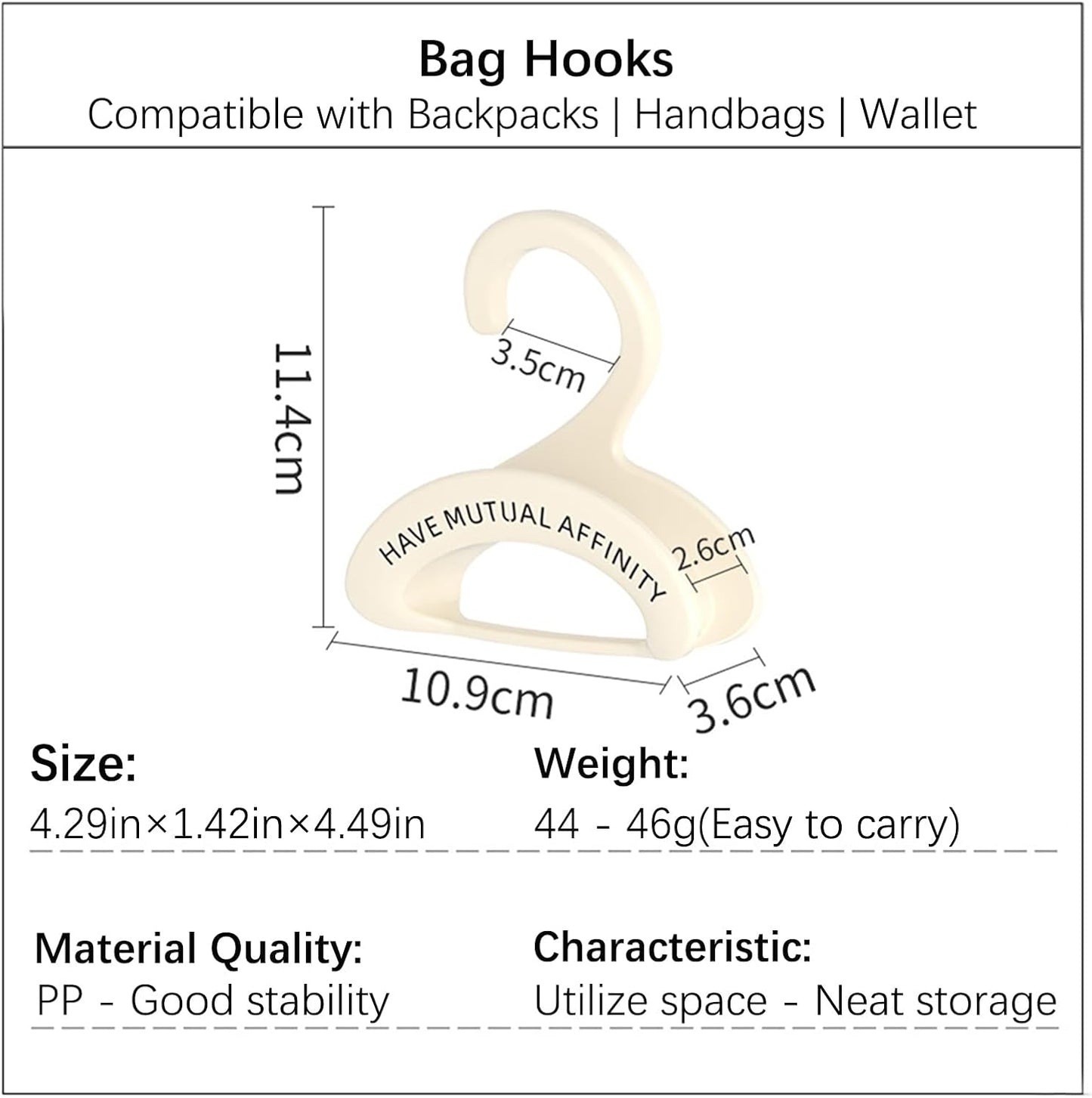 BagNest Handbag Organizer Hanger