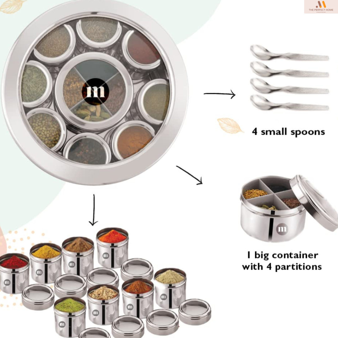12 in 1 Stainless Steel Masala Box