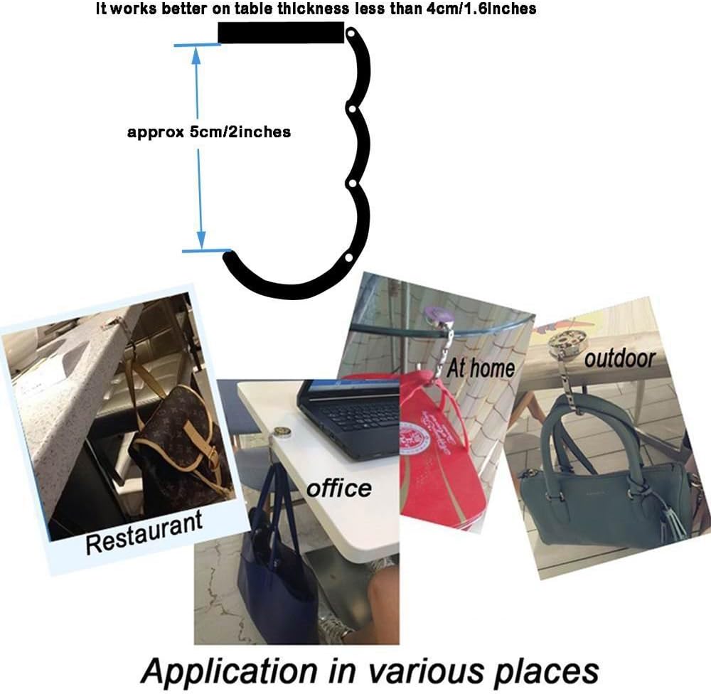Designer Foldable Handbag Table Hanger