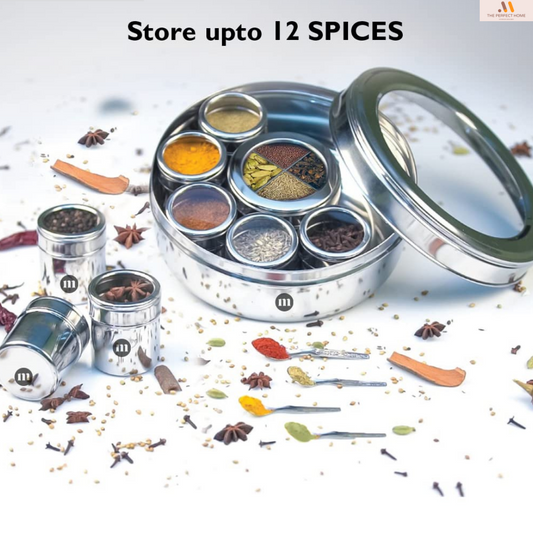 12 in 1 Stainless Steel Masala Box