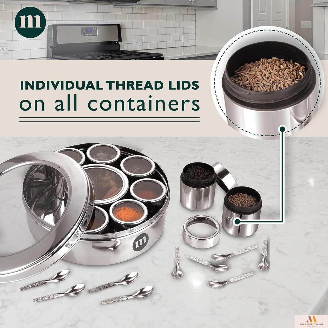 12 in 1 Stainless Steel Masala Box