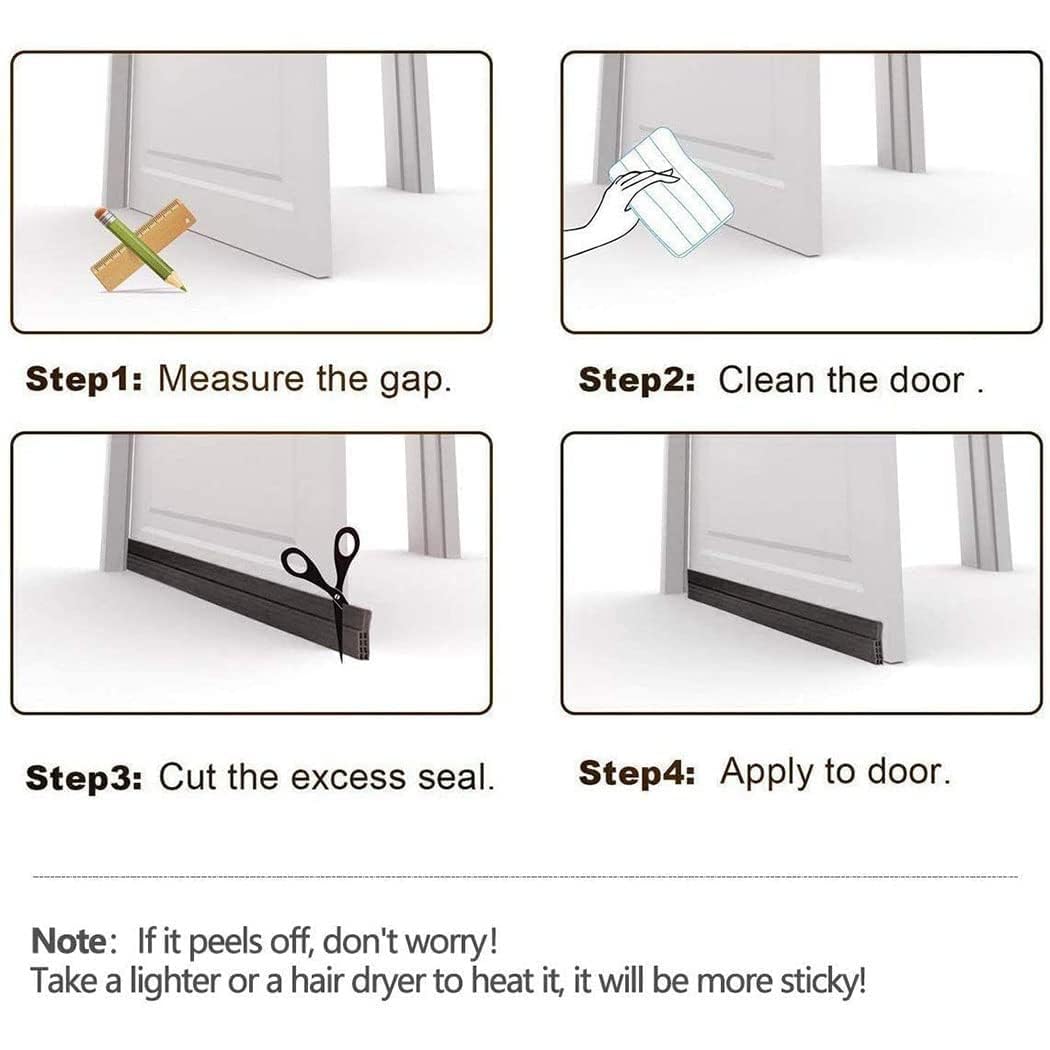 SilentSeal – Premium Silicone Door Bottom Blocker
