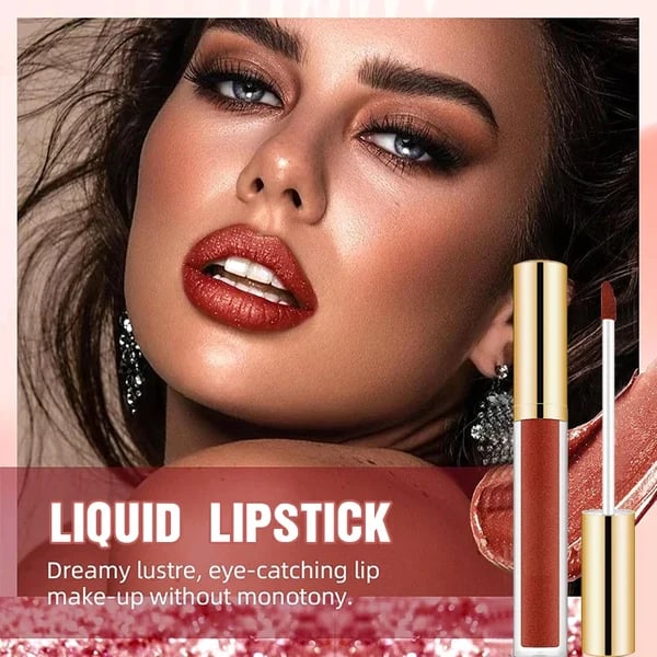 🔥 Shine Liquid Diamond Glitter Lipstick – Bold Metallic Sparkle