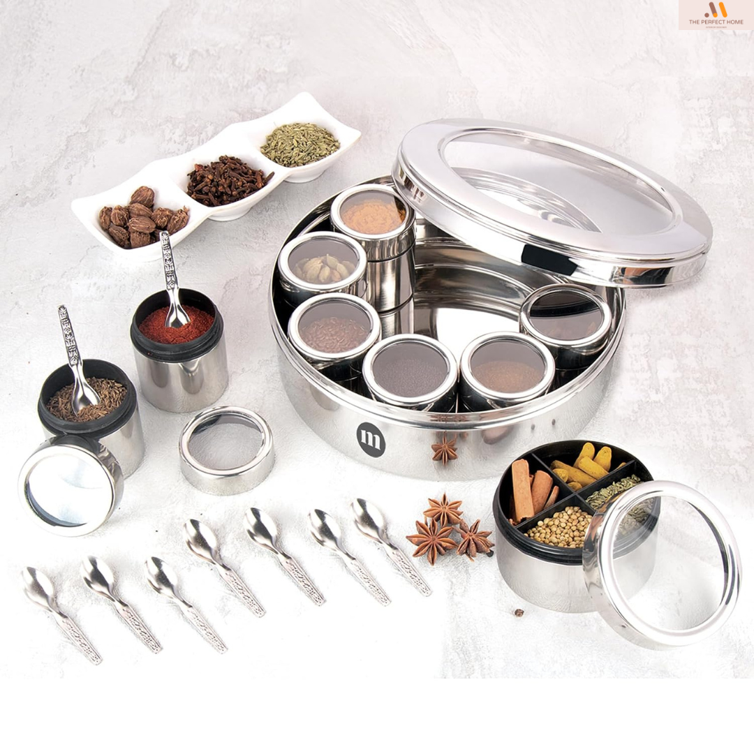 12 in 1 Stainless Steel Masala Box