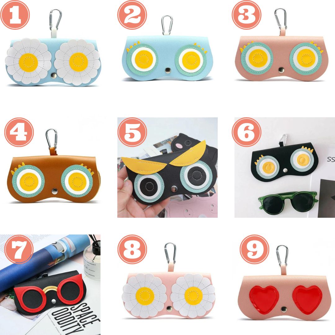 Cute Cartoon Eyeglass Pouch