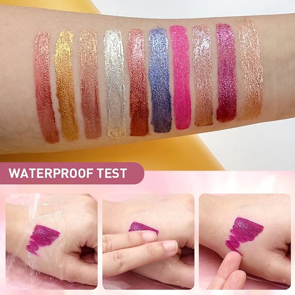 🔥 Shine Liquid Diamond Glitter Lipstick – Bold Metallic Sparkle