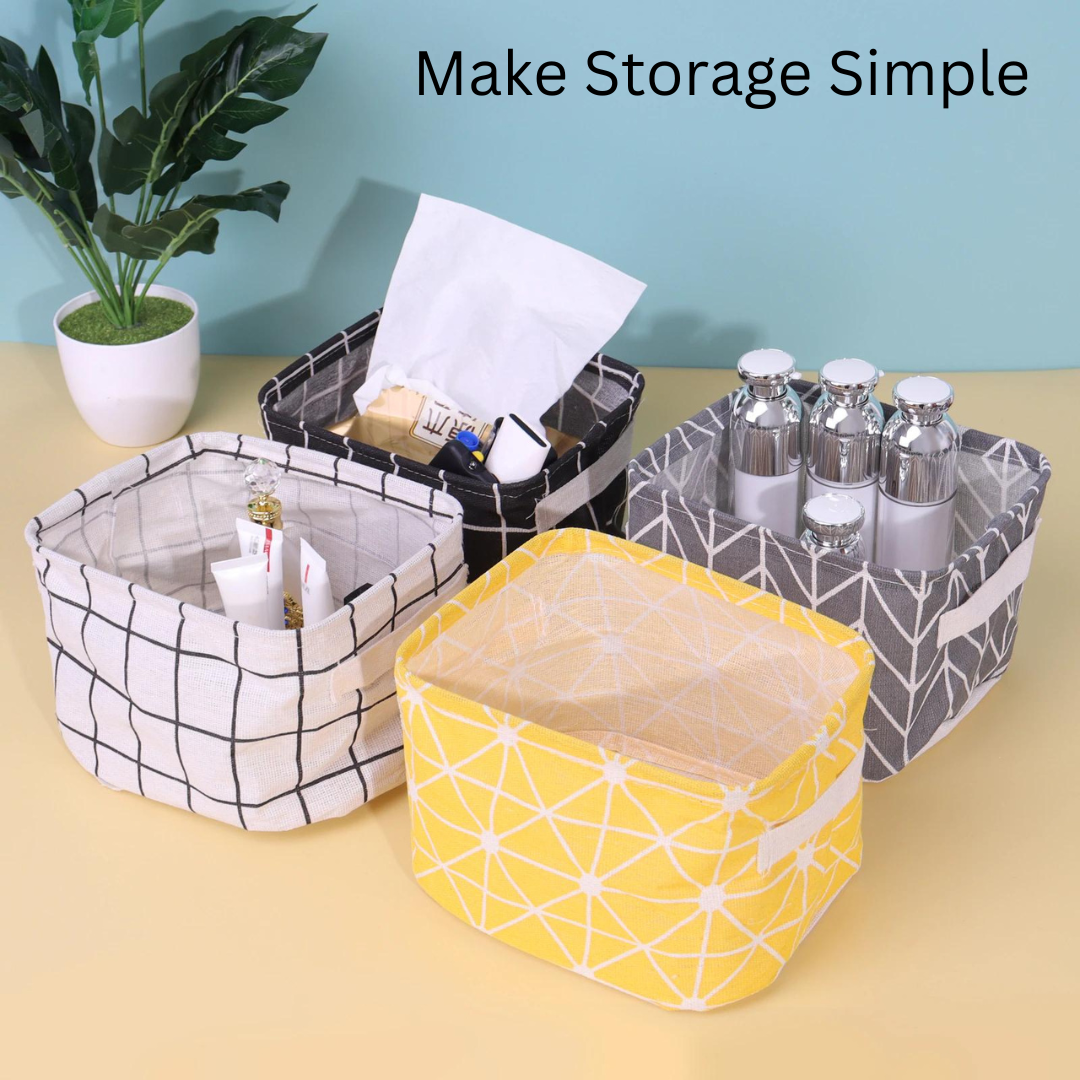 Smart Foldable Storage Basket