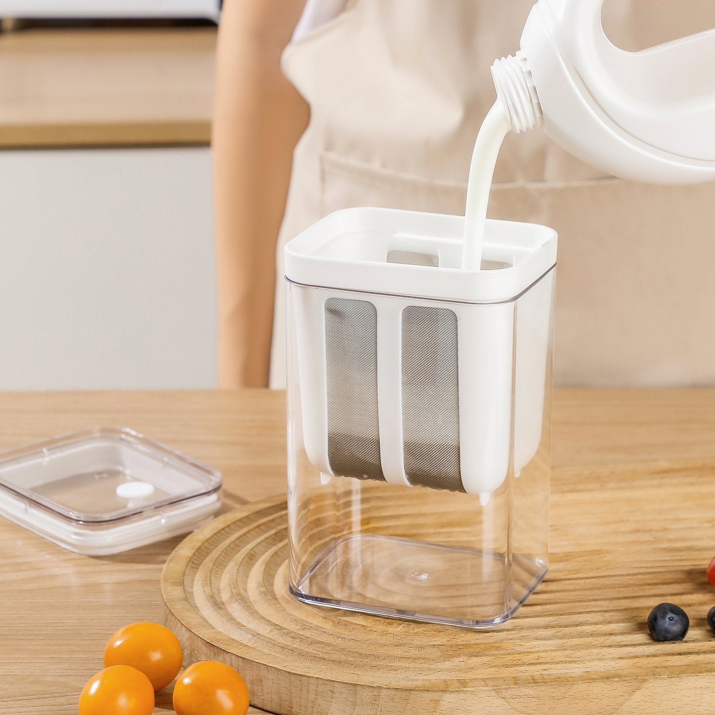 Multipurpose Yogurt Filter with Fine Mesh Strainer